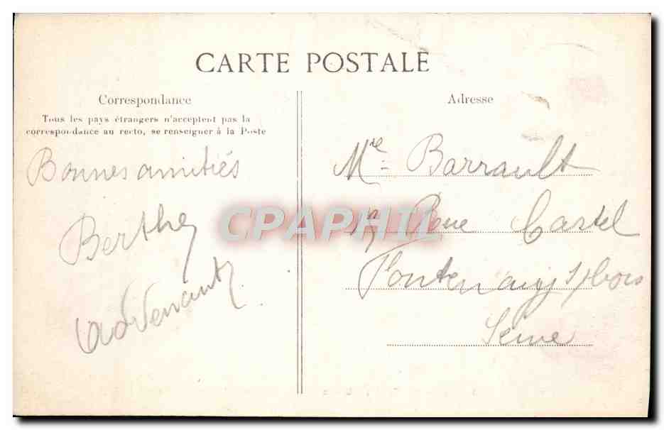 Palazzo di Fontainebleau — Fontana del Giardino di Diana — L. Sirouy Editore, n° 259 — Verso