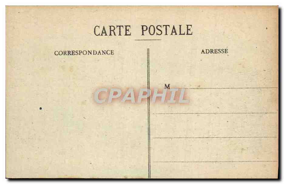 Fontainebleau — Panorama der Croix du Calvaire — Anonymer Verlag, Nr. 116 — Rückseite
