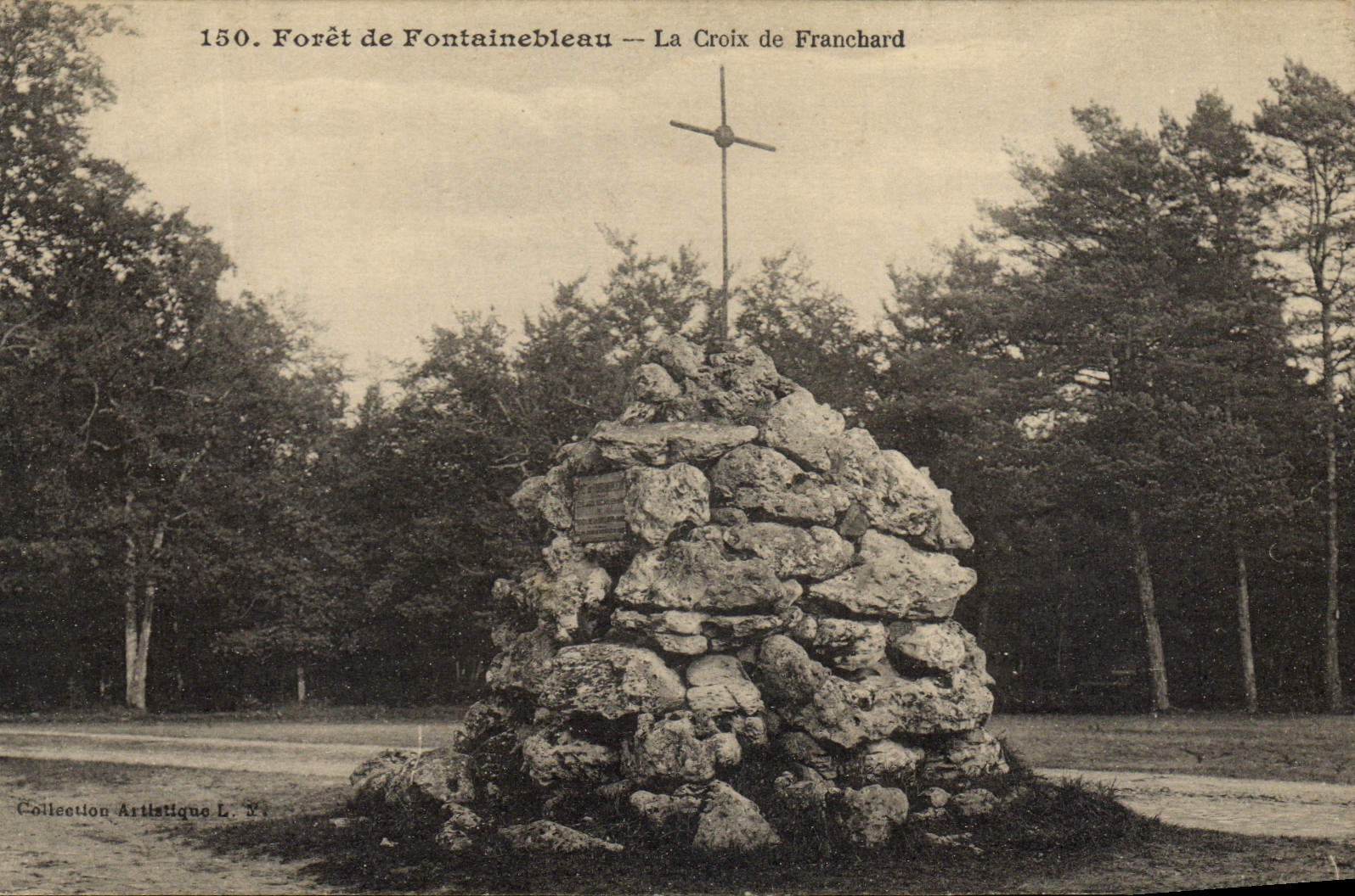Forêt de Fontainebleau — La Croix de Franchard — Collection Artistique L. F.