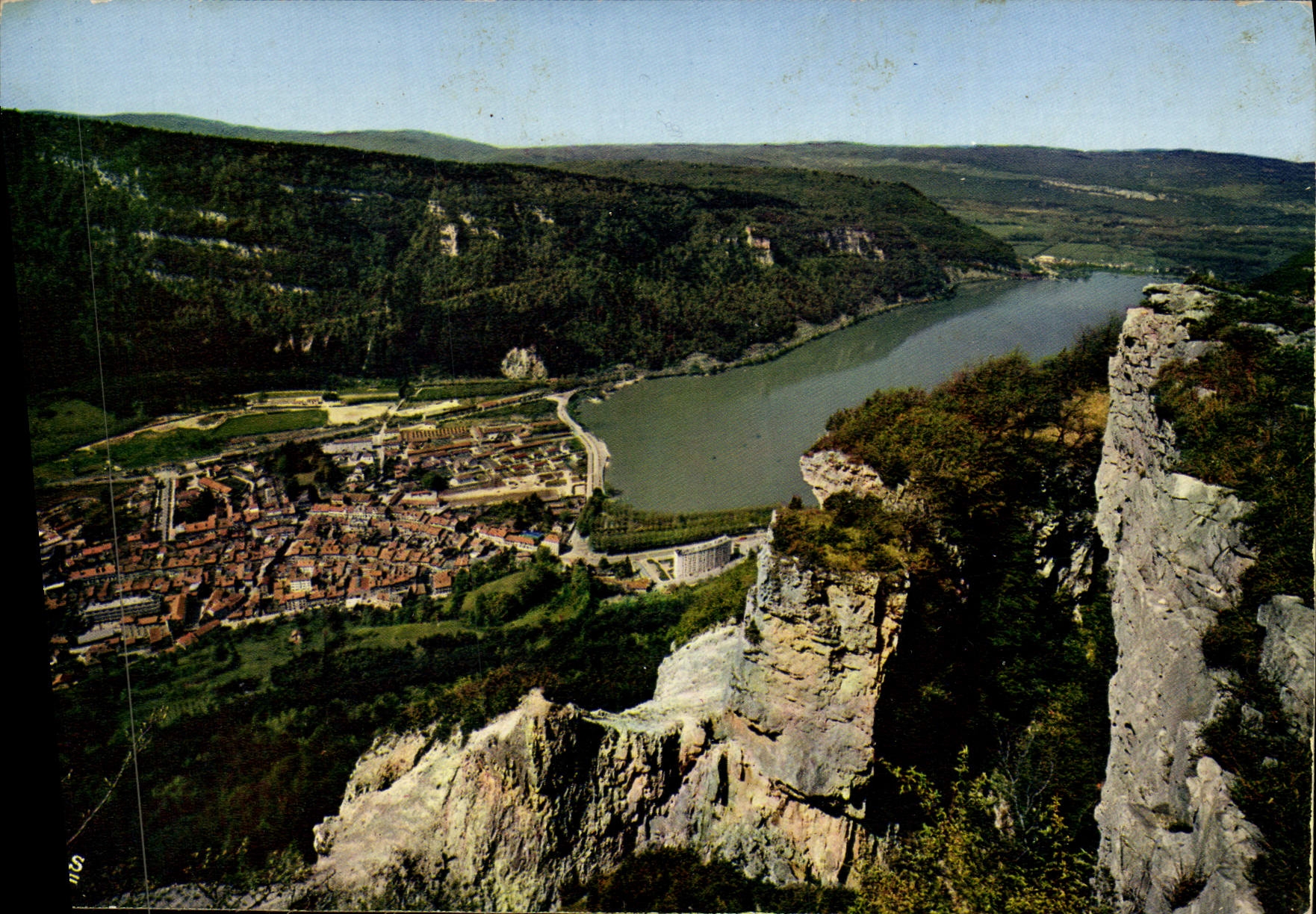 CPM Nantua Panorama sur le lac et les montagnes 