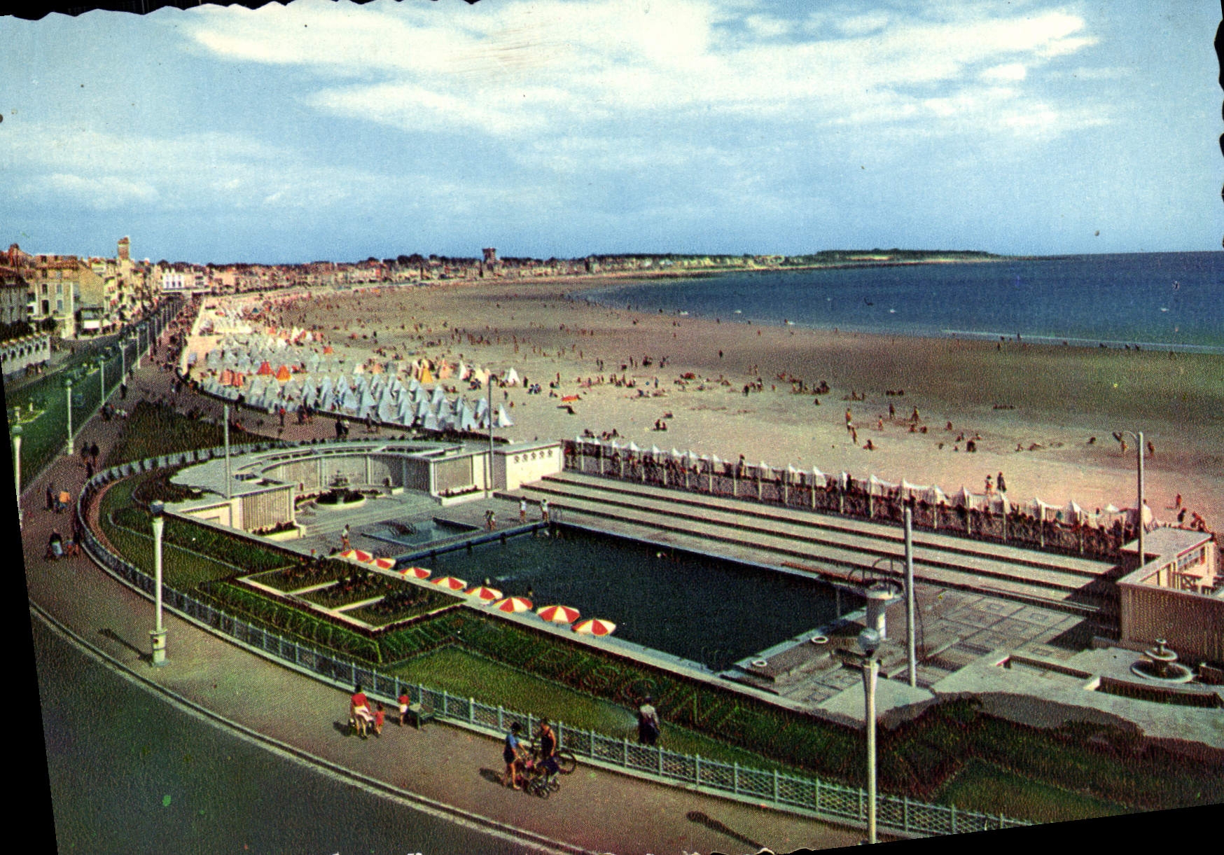 Les Sables-d'Olonne (Vendée) — La Piscine et la Plage — Éditions du Stigoune