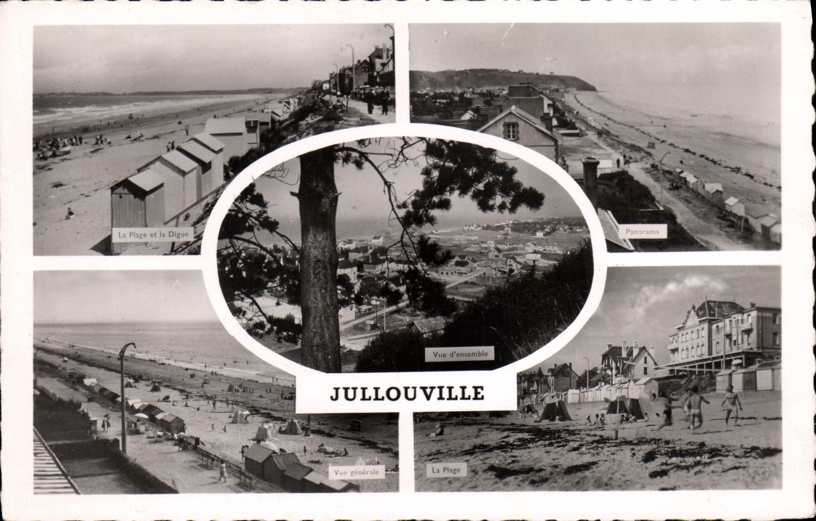 Jullouville — Vue panoramique composée — Éditions Gaby, Nantes