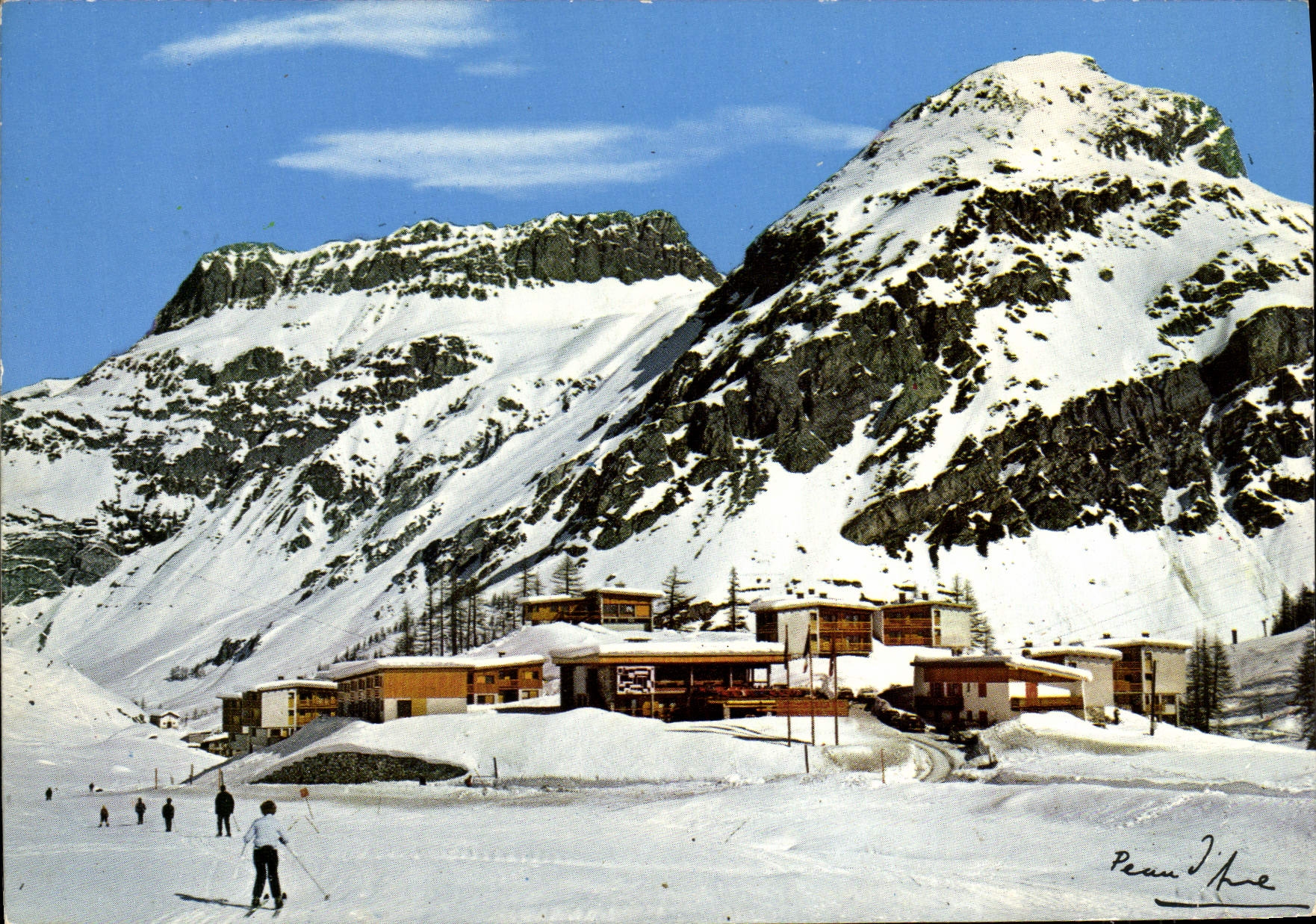 CPM Val d'Isere La Residence du Chatelard Au fond les aretes du Franchet et l'aiguille du front 