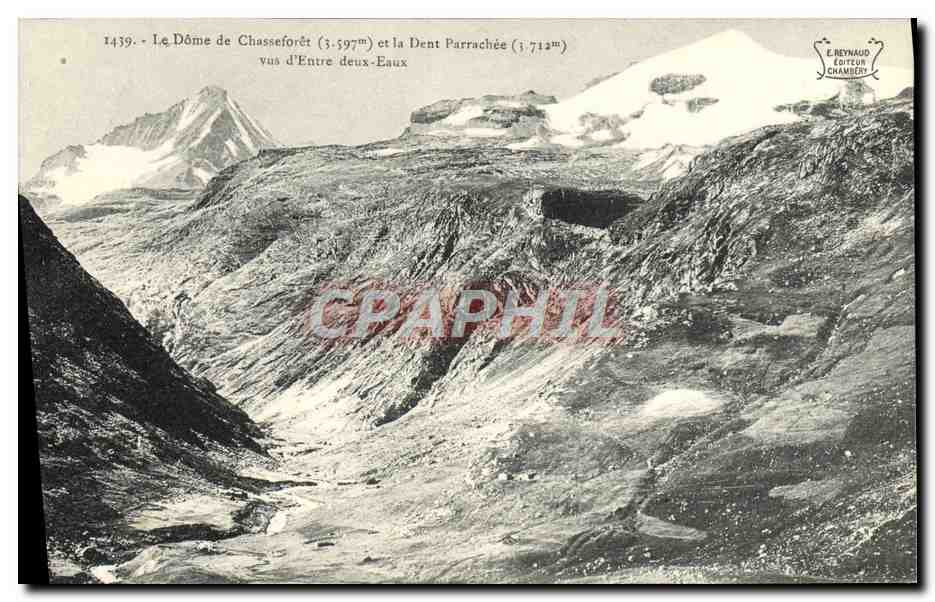 CPM Le Dome de Chasseforet et la dent Parrachee vus d'entre deux eaux