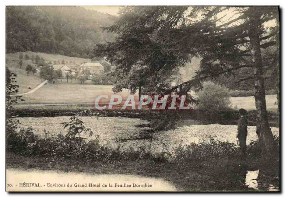 CPA Herival Environs Du Grand Hotel De La Feuillee Dorothee