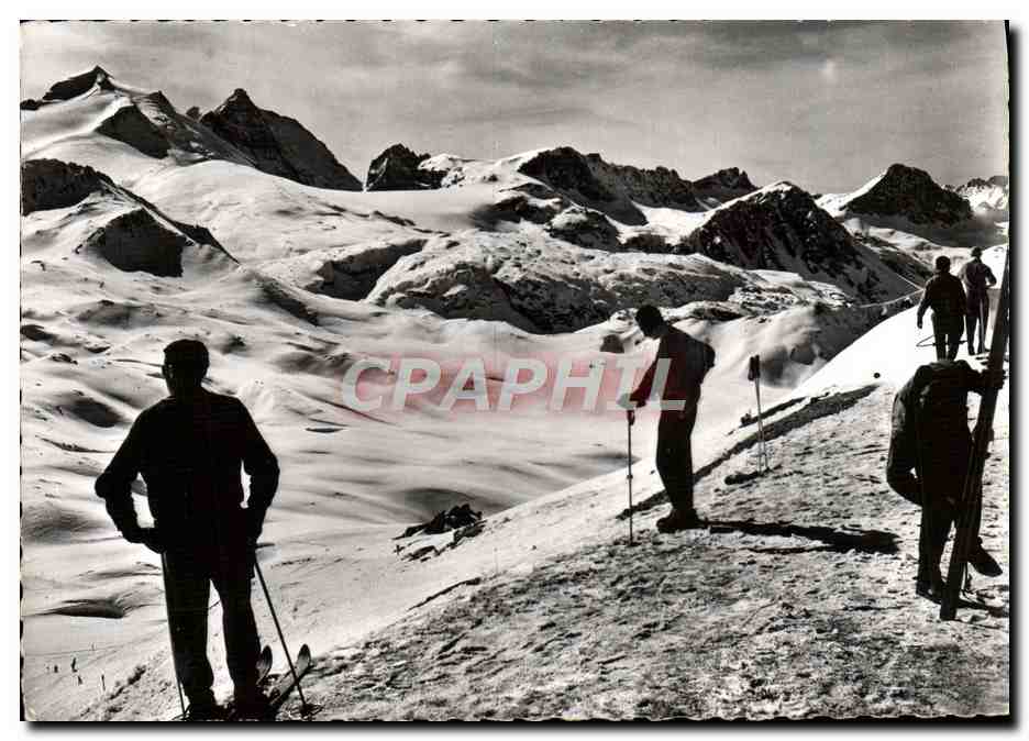 CPM Val D'Isere La Grande Motte Et La Grande Casse Vues Du Sommet De Bellevarde Ski