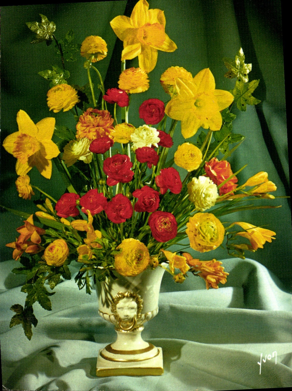 CPM Bouquets Fleurs