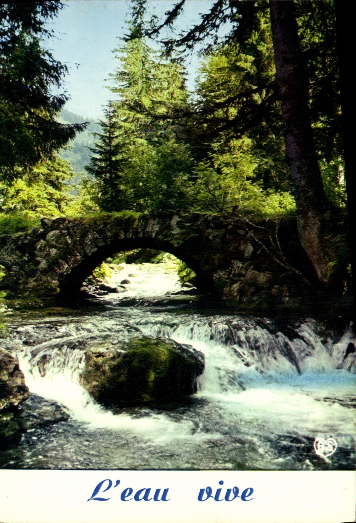 L'eau vive — Pont sur la Dranse — PS
