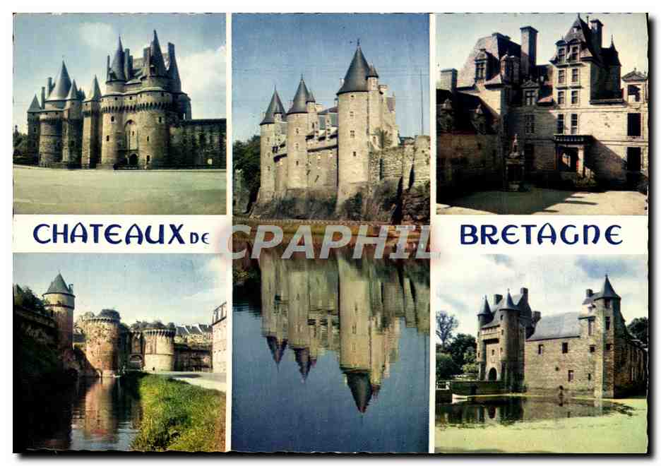 CPM Chateaux De Bretagne Vitre Josselin Kerjean Fougeres Trecesson 