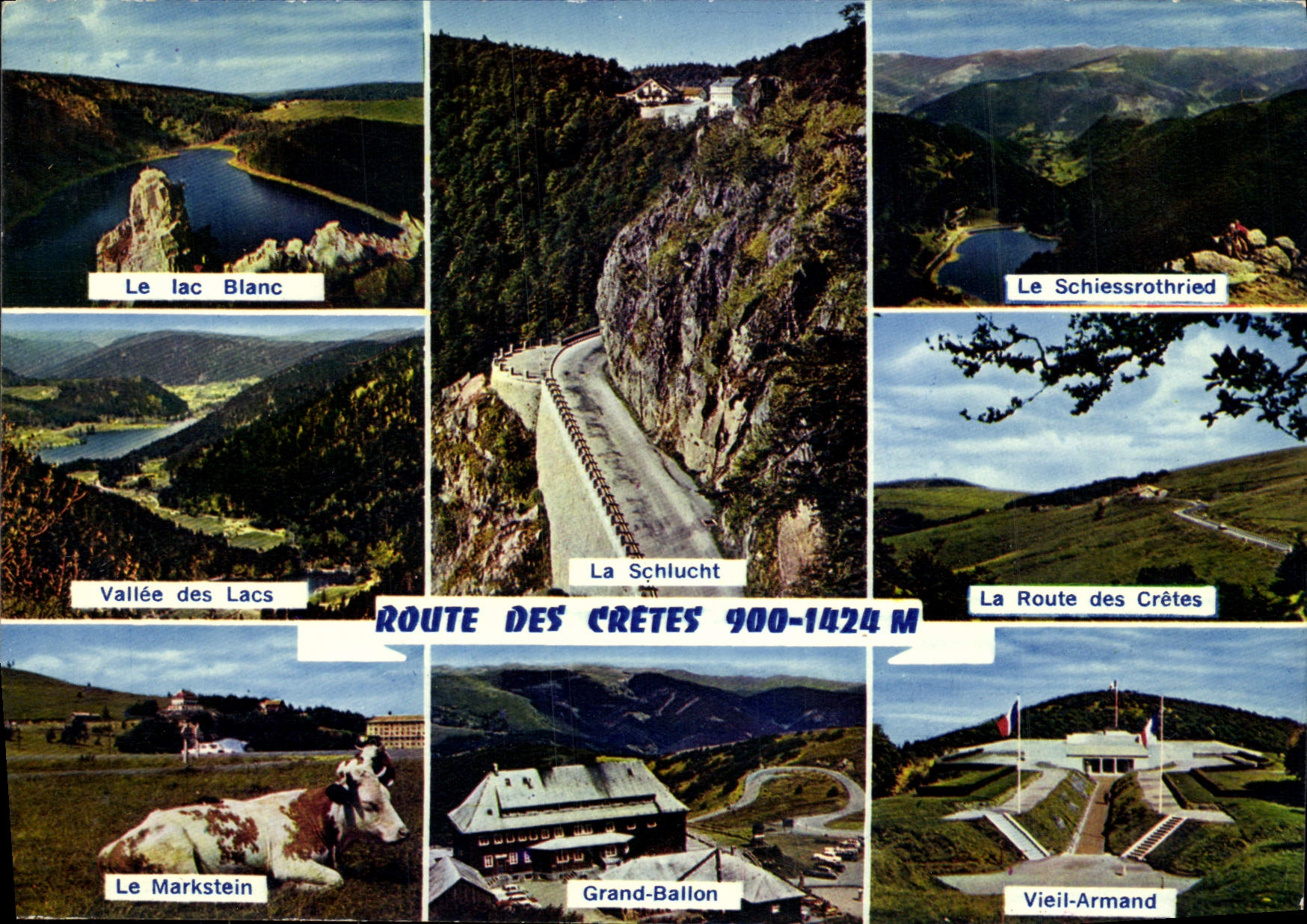 Route des Crêtes 900-1424 M — Lieu : Vosges — Éditeur : Éditions Saint-Germain