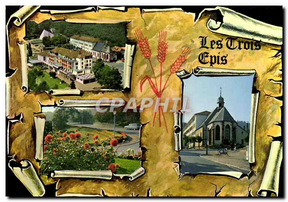 Les Trois Epis — Station touristique — Éditeur Combier Imprimeur Maçon