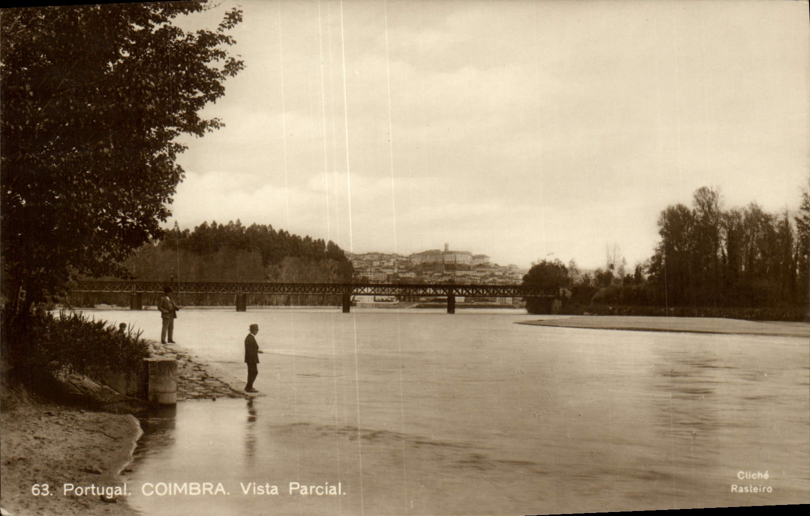 Coimbra — Vue partielle du fleuve Mondego — Cliché Rasleiro
