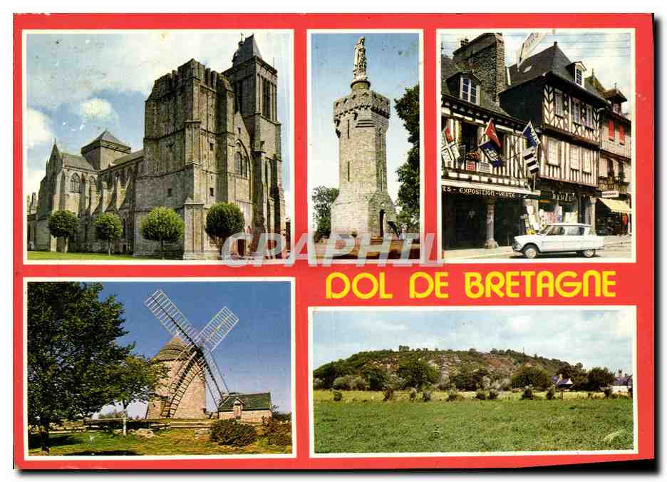 Dol de Bretagne — vue panoramique — Éditions d'Art de Bretagne