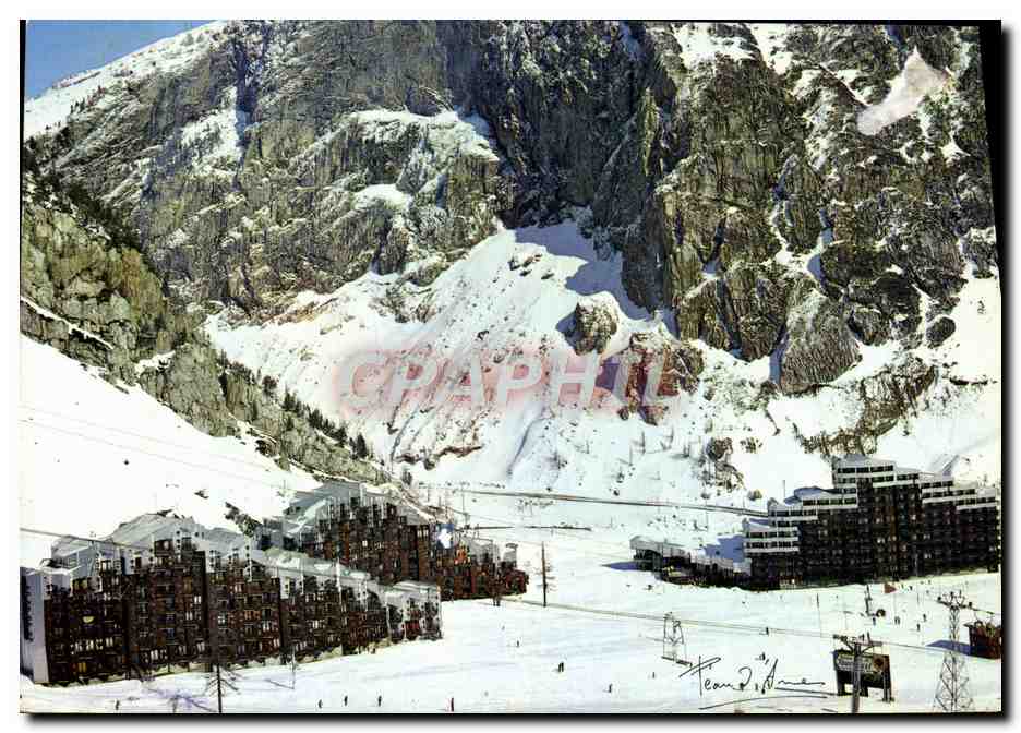 CPM Val D'Isere La Daille Depart Pour Les Pistes