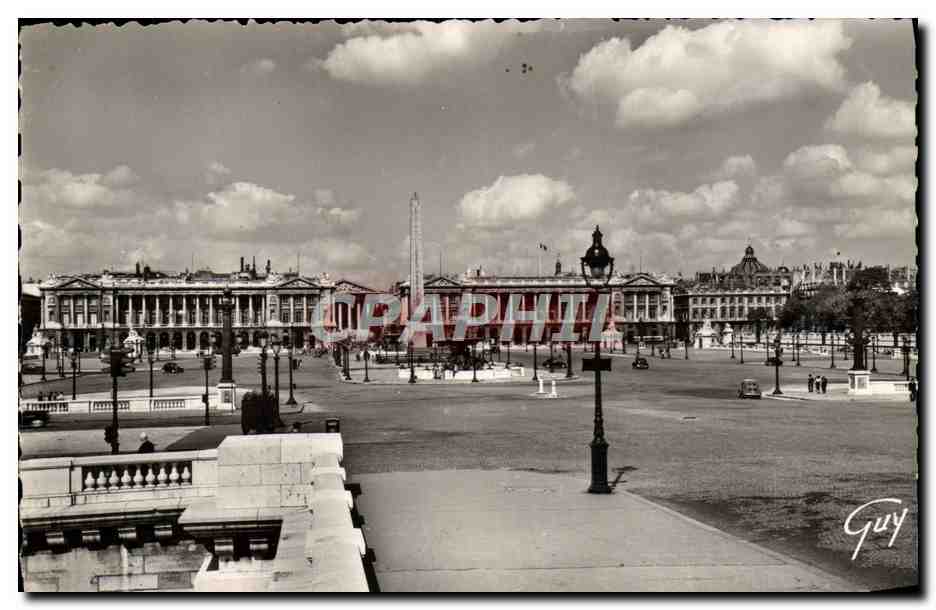 CPM Paris Et Ses Merveilles Le Pont Et La Place De La Concorde