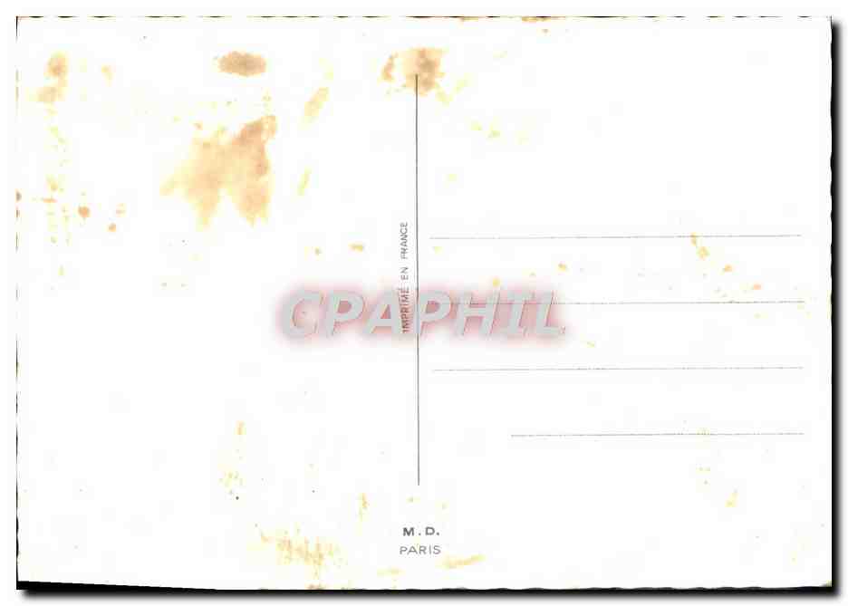 CPM Fleurs — Verso