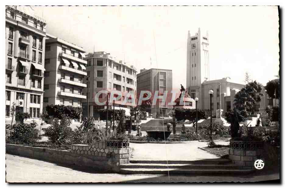 Mostaganem — Ansicht des Rathauskreuzungs — Verleger AG