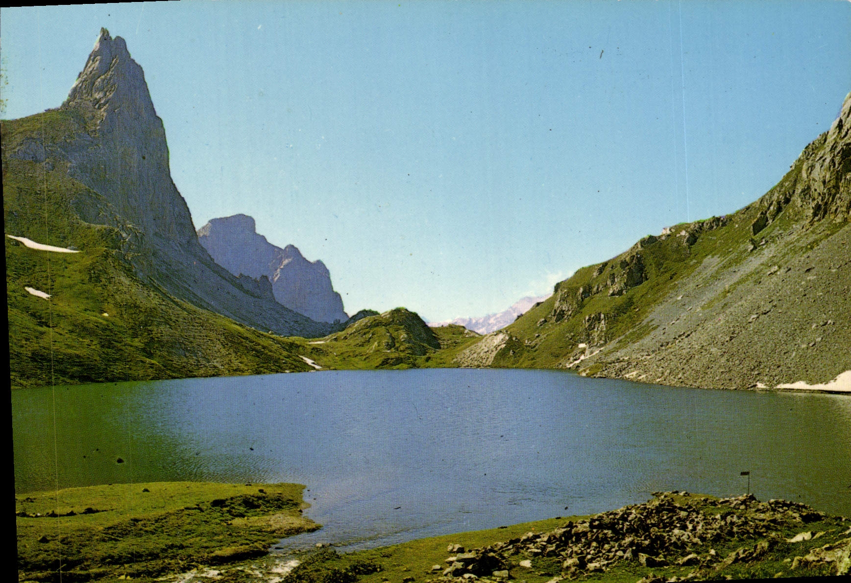Vallee de la Guisane — Le Grand Lac (2267 m.) et le Pic de la Bruyère — Éditions F. Brancion