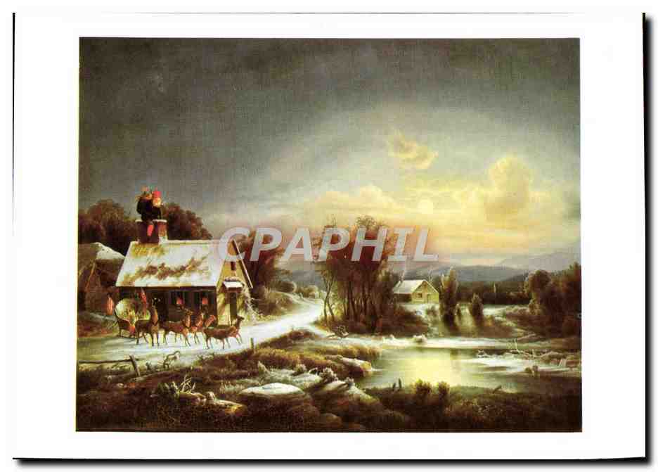 La veille de Noël — par Regis Gignoux (1816-1882) — imprimé en Suisse