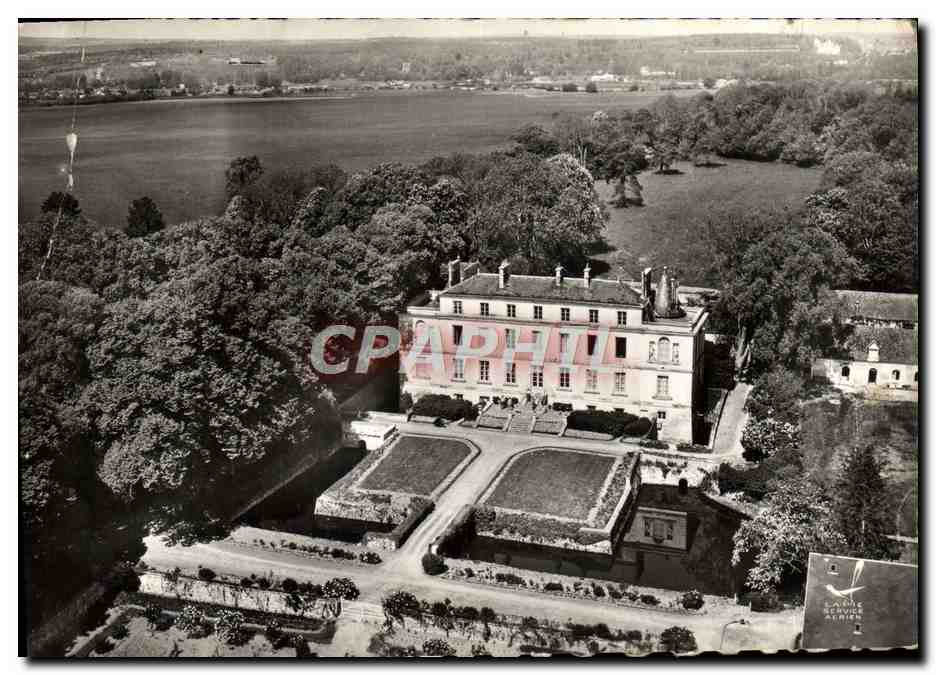 CPM En Avion Au Dessus De Cloyes sur Le Loir Chateau De Bouville