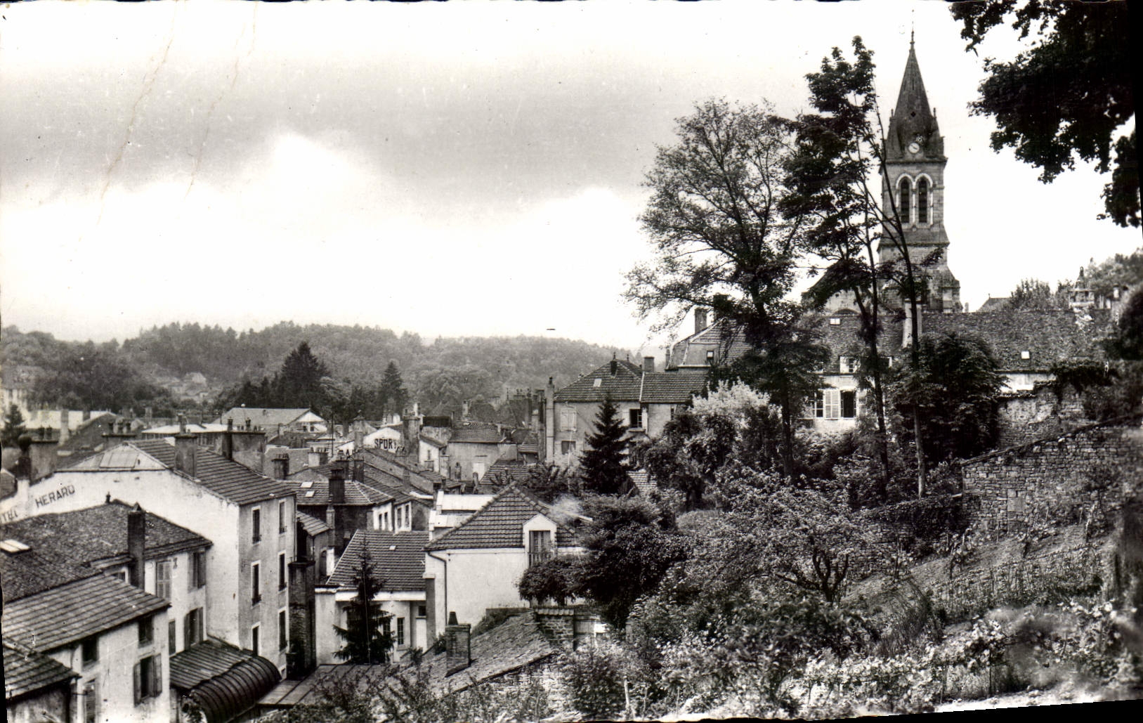 Bourbonne-les-Bains — Allgemeiner Blick vom Rathaus — Editions Pinot