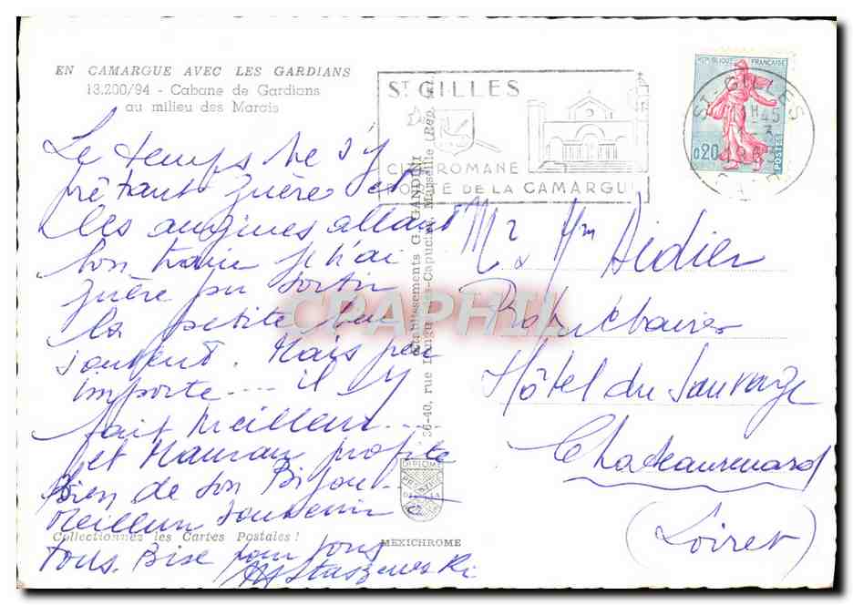 Cabane de Gardians — Camargue — éditeur IRIS — Reverso