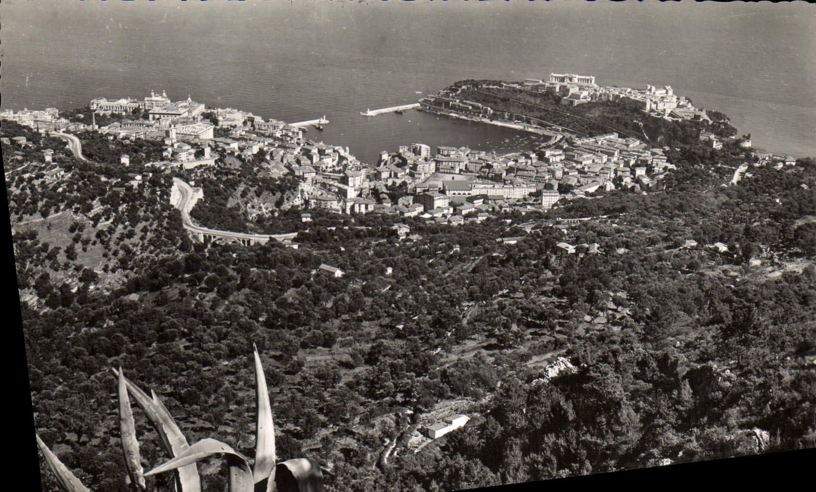 CPM La Cote d'Azur Monaco Vue Generale Prise De La Turbie
