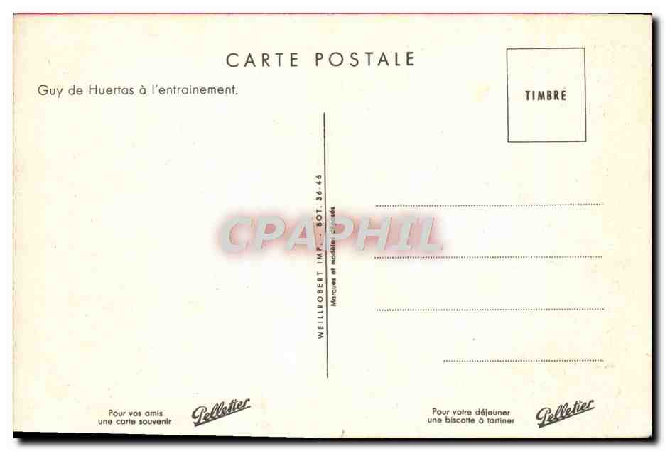 CPM Guy De Huertas A l'Entrainement ski — Verso