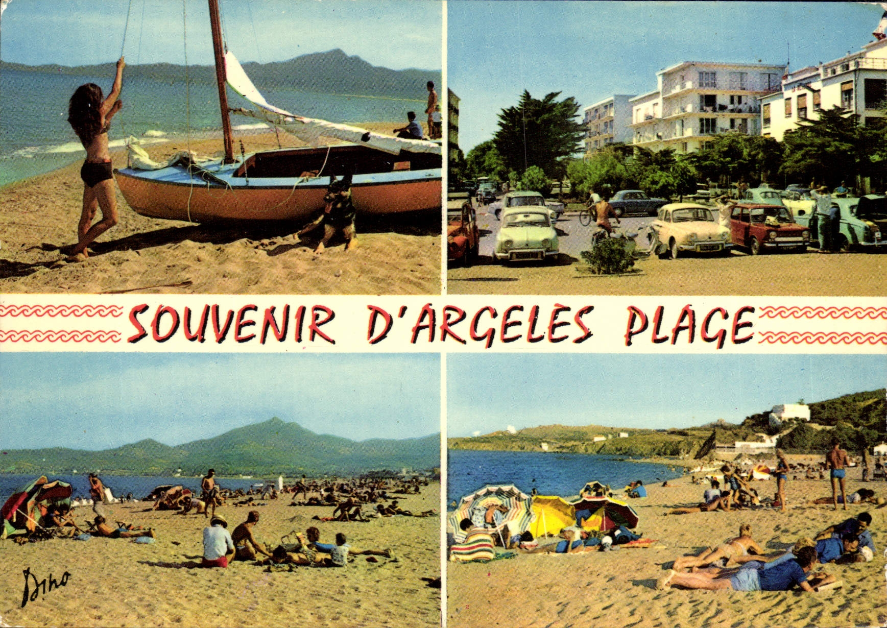 Argelès-sur-Mer — Erinnerung an Argelès Beach — Ausgabe Paul Goudin