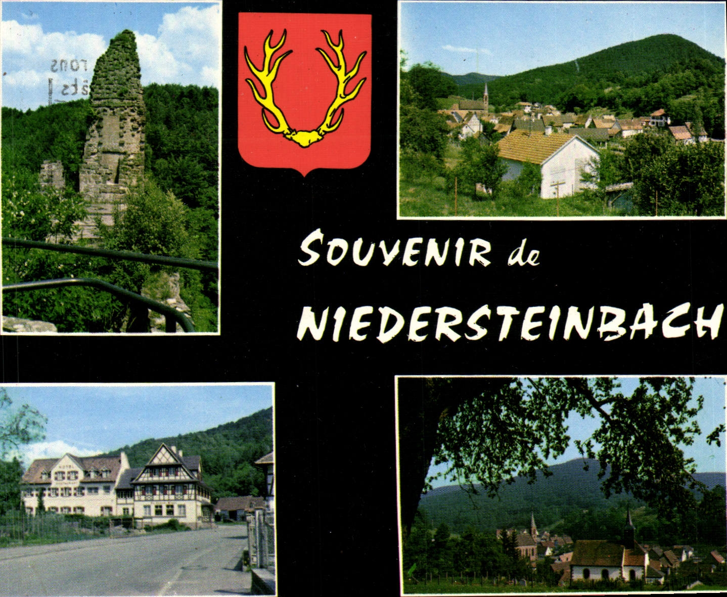 Niedersteinbach — Ruines du Wasigenstein, village et hôtel — Édition de l'Europe