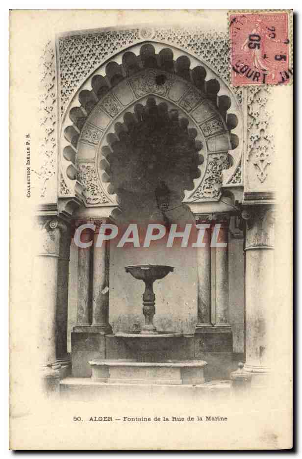 ALGER — Fontaines de la Rue de la Marine — Collection Idarle P. S.