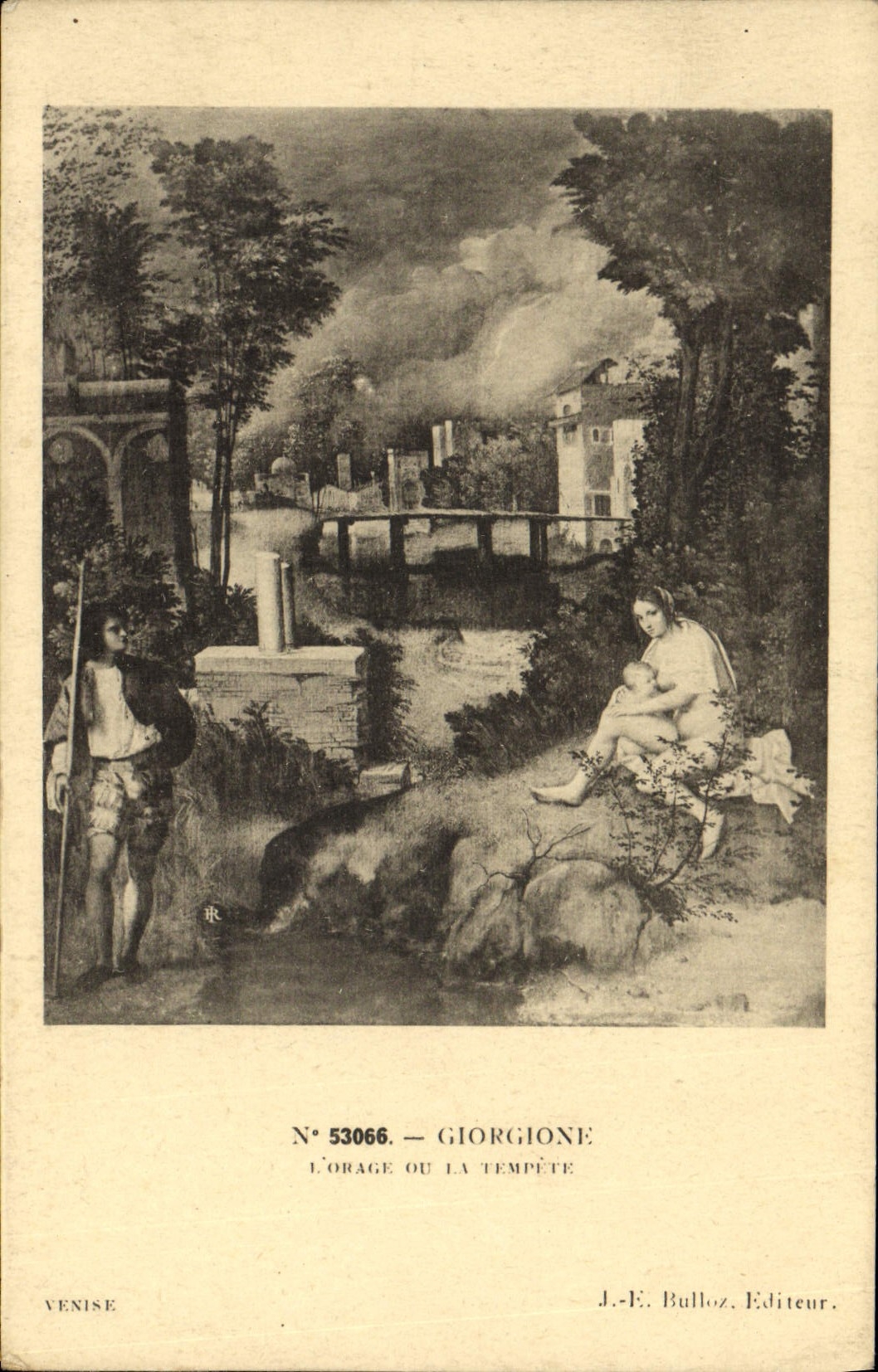 CPM Giorgione L'Orage de la tempete