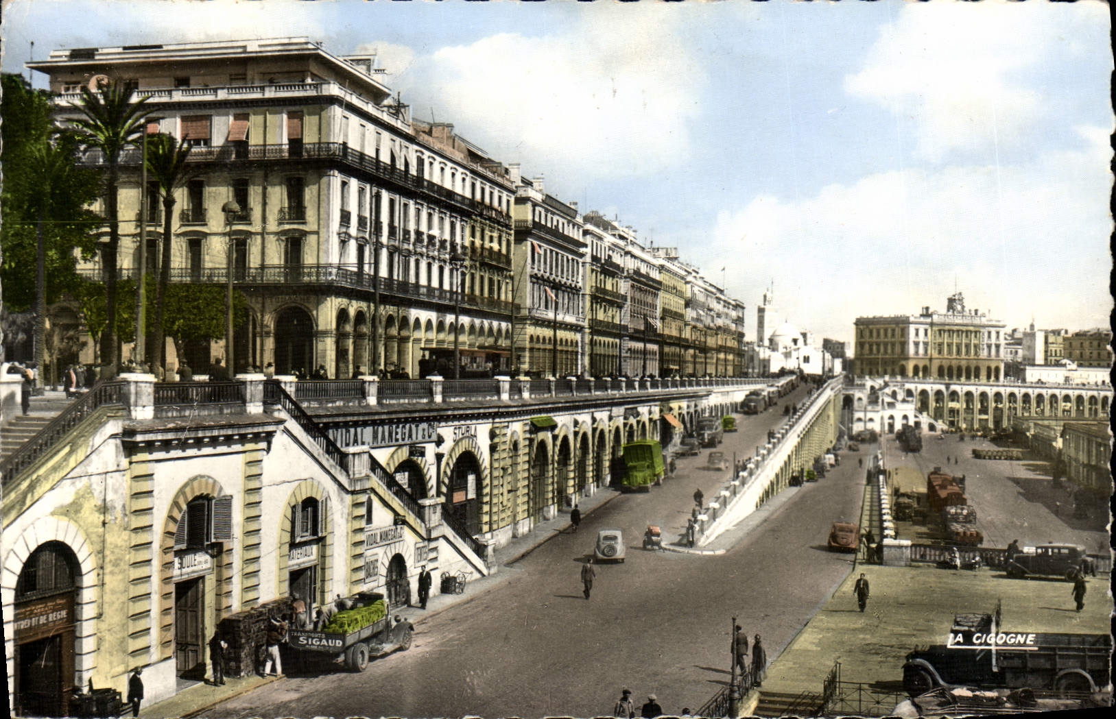 Les rampes et le Boulevard de la République — Alger — Éditions 'La Cigogne' n°10.128