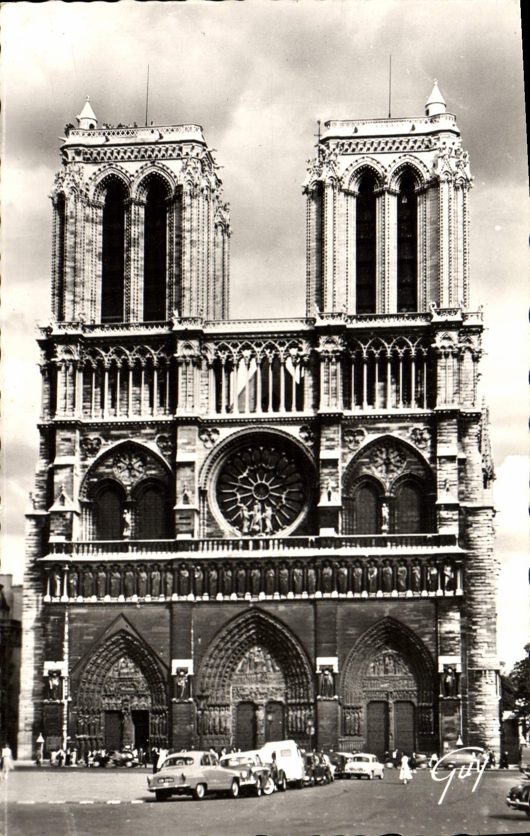 CPM Paris Et Ses Merveilles Facade De La Cathedrale Notre Dame