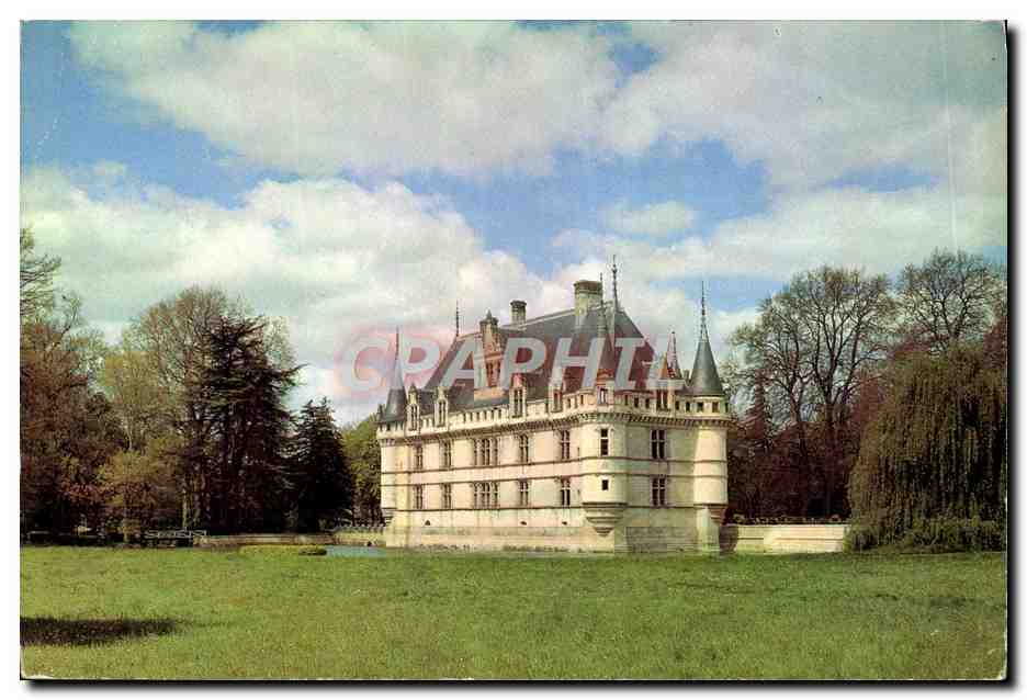 CPM Azay Le Rideau Le Chateau 