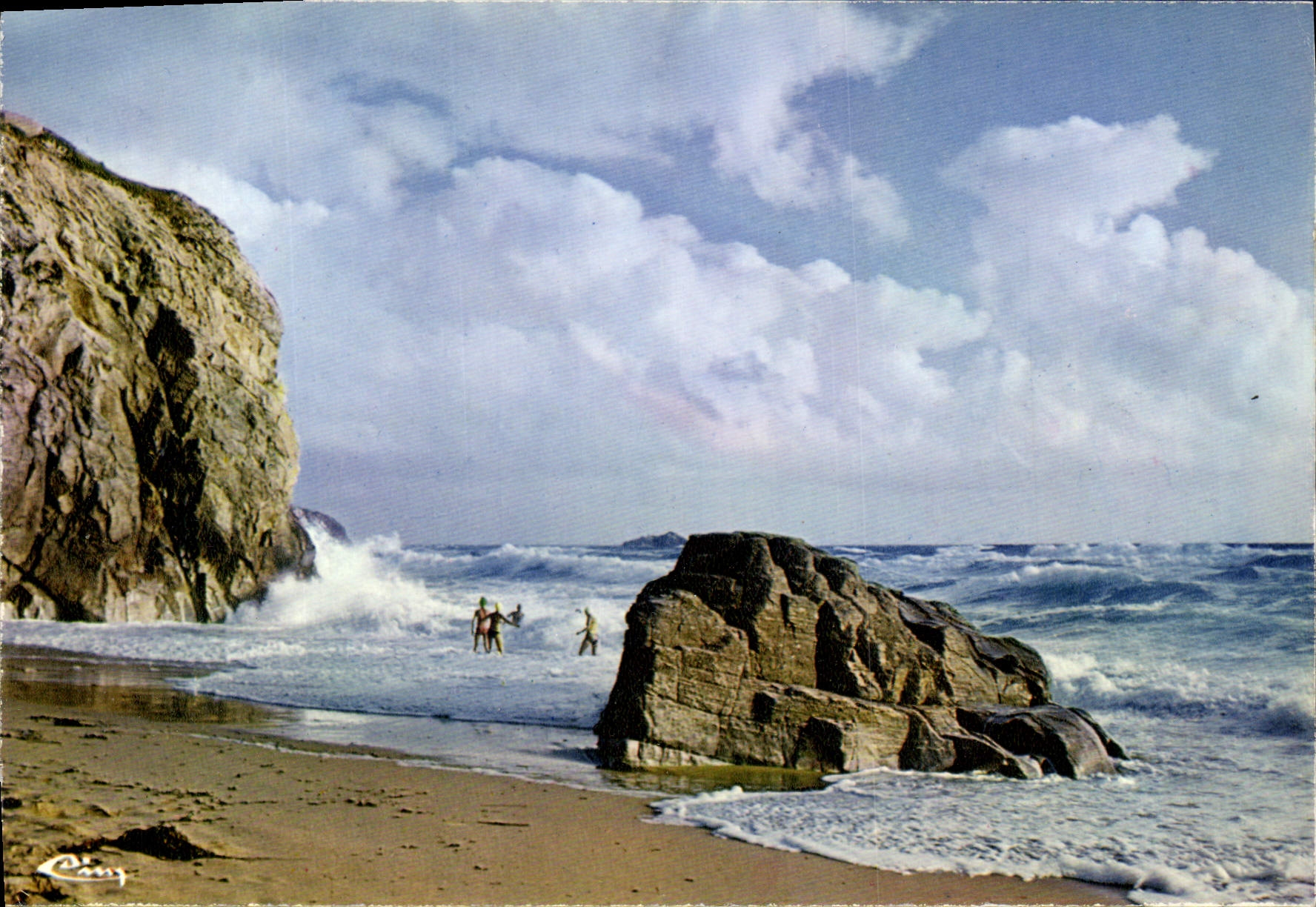 La Côte Sauvage — Saint-Pierre-Quiberon (Morbihan) — Imprimeur Combiérier