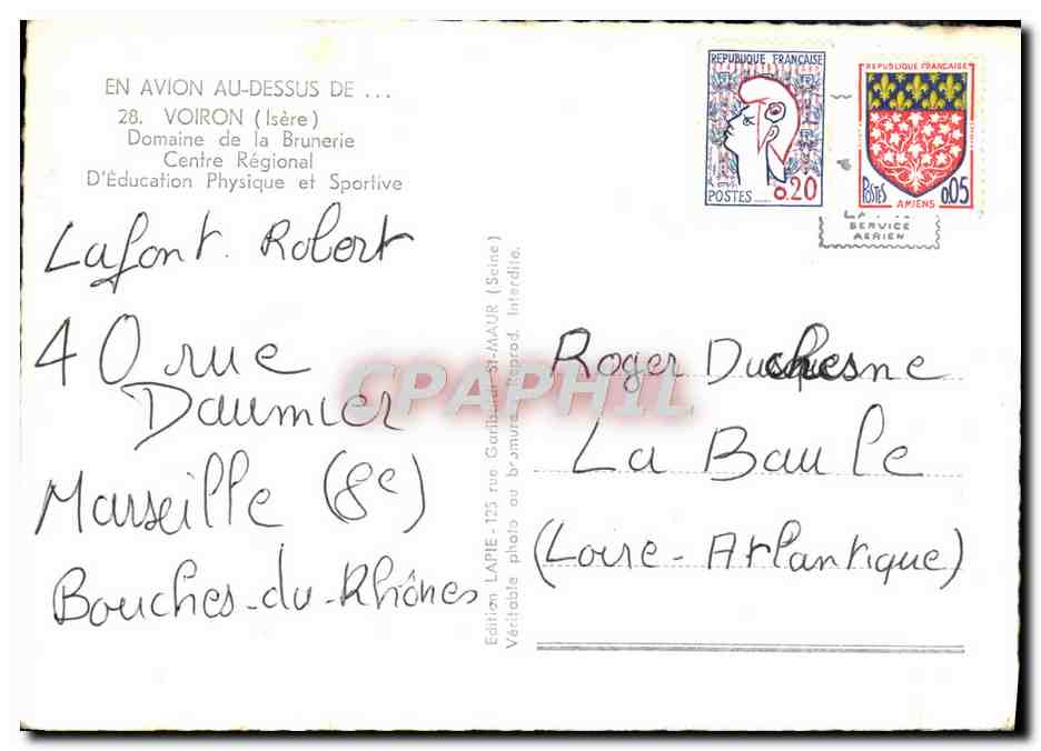 Château de Voiron — Domaine de la Brunerie — Édition LAFIE — Reverso