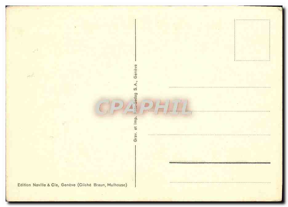 CPA Velasquez Le Dieu Mars — Verso