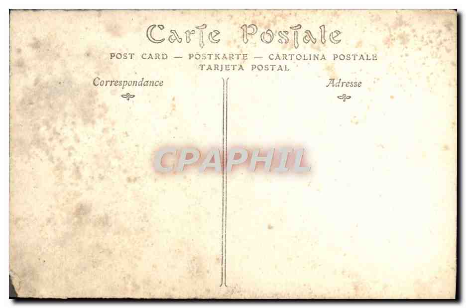 CPA Histore Du Costume Fin du Directoire  — Rückseite
