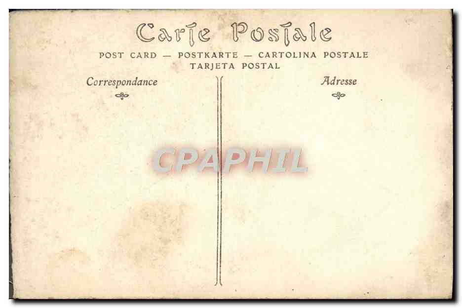 CPA Histoire Du Costume Consultat — Rückseite