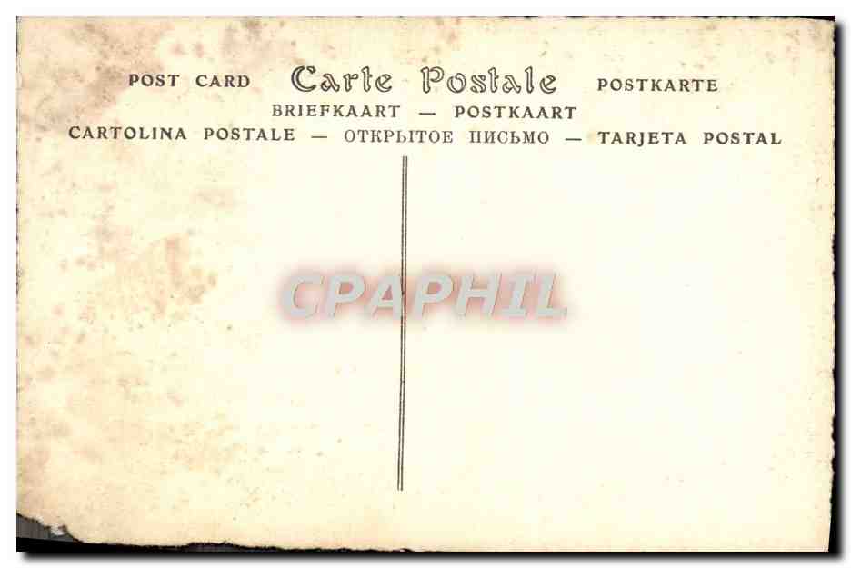CPA Histoire Du Costume Chapeau de Castor  — Rückseite
