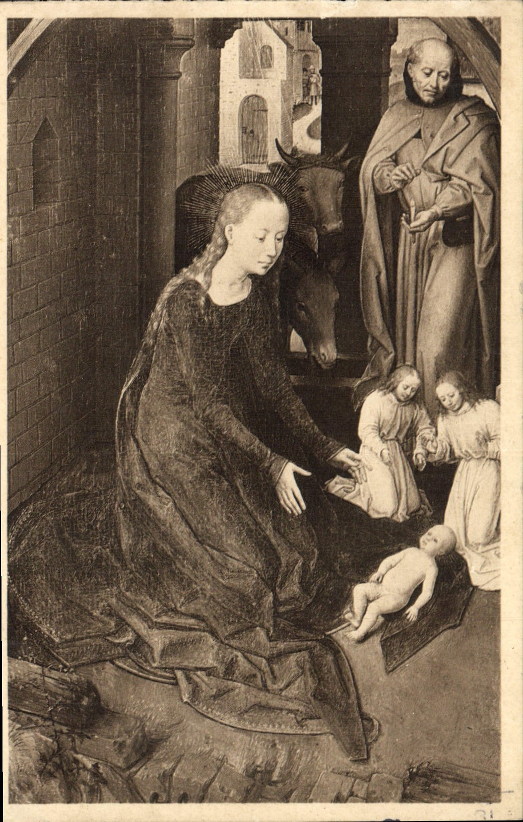 CPA Memling Adoration des Mages Bruges Hopital Saint Jean 