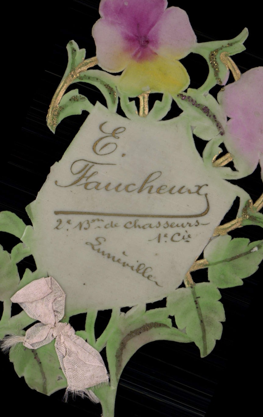 CPa Fantaisie faucheux Chasseur 1ere Cie Luneville