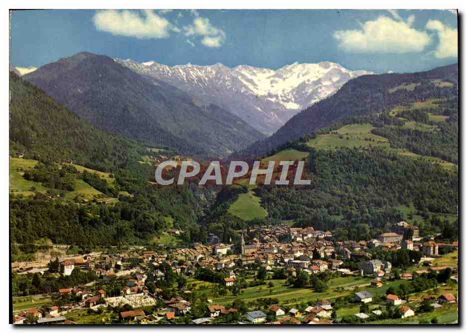 Alleyard-les-Bains — Vue générale et le Glacier du Gleyzin — Éditeur : Kodak Chromo