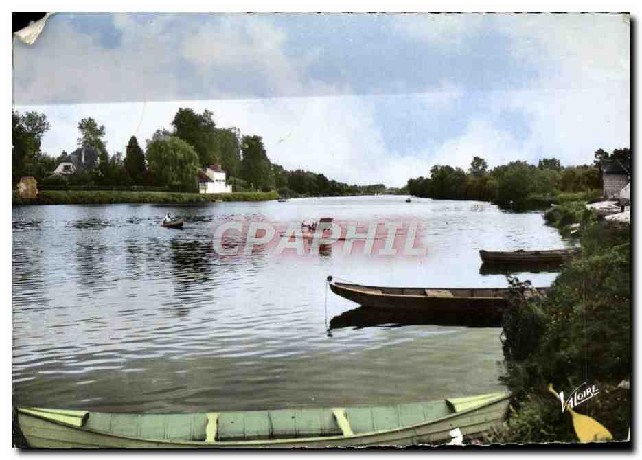 CPM La Vallee De L'Yonne Pont Sur Yonne Les Bords De l'Yonne