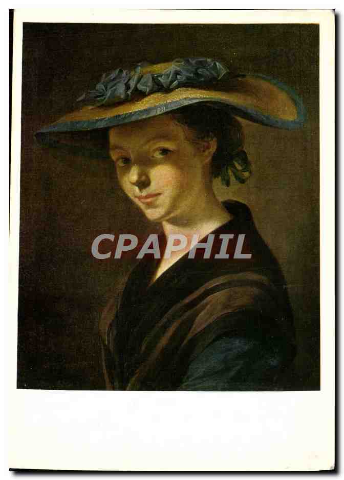 CPM Les Chefs Du Musee De Nancy Pierre Etienne Falconet Jeune fille au chapeau de paille