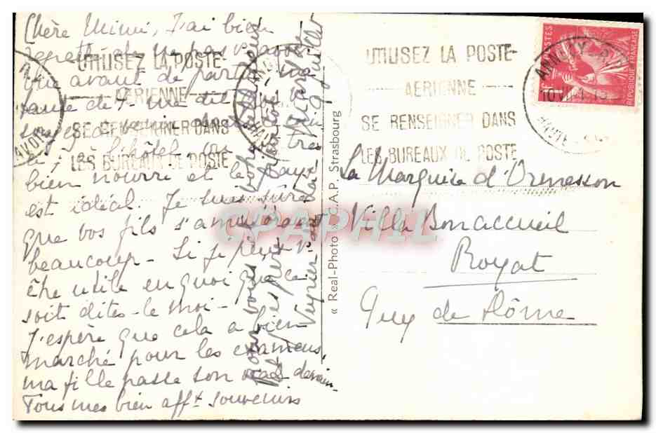Annecy — Duingt et le Château — LL — Rückseite