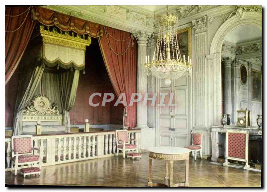 Chambre à coucher royale — intérieur somptueux — CPAPHIL - Anverso