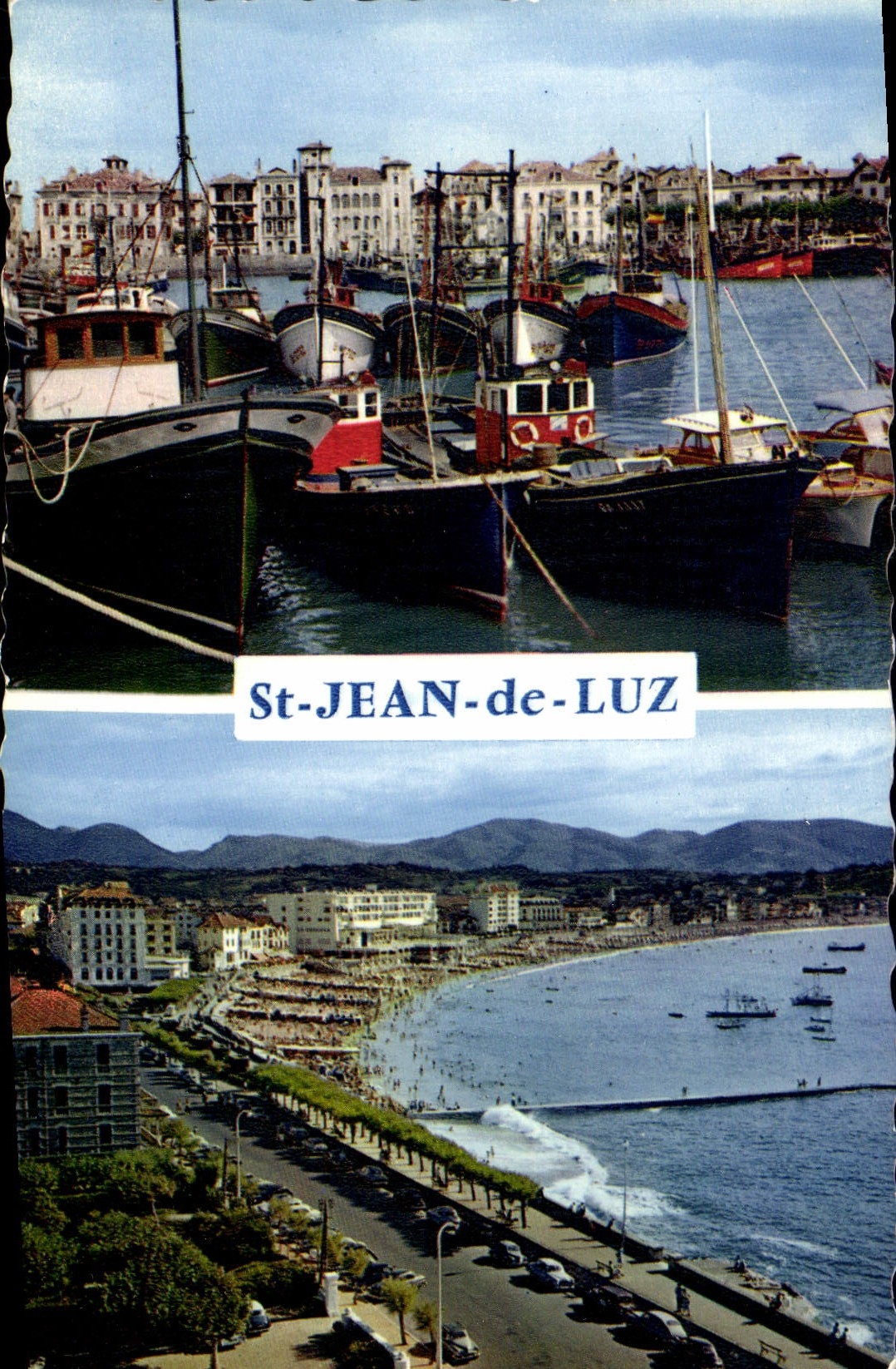 St-JEAN-de-LUZ — Port et plage — Lumicap