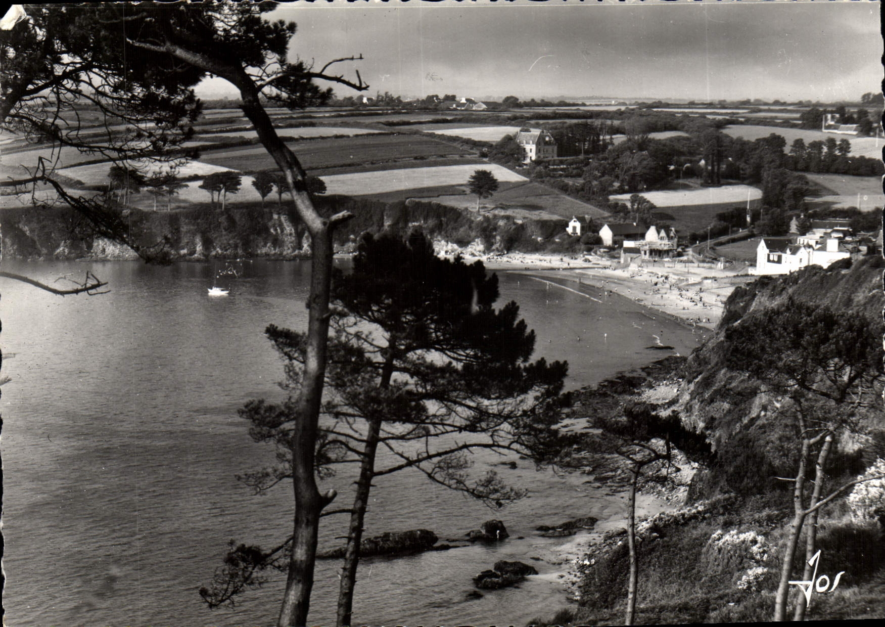 CPM Plougastel Daoulas La Grande Plage Du Riz